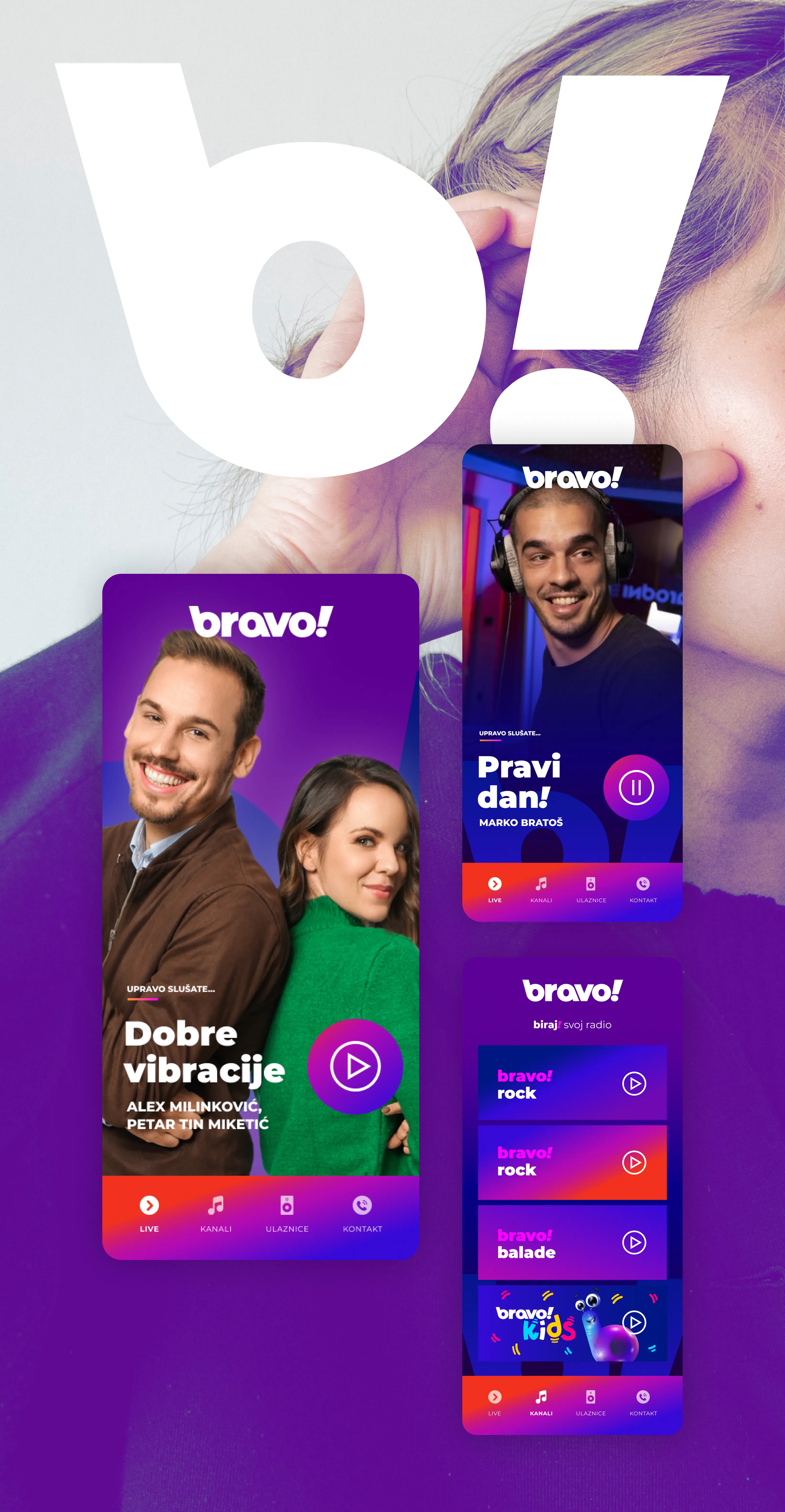 bravo koncept aplikacije