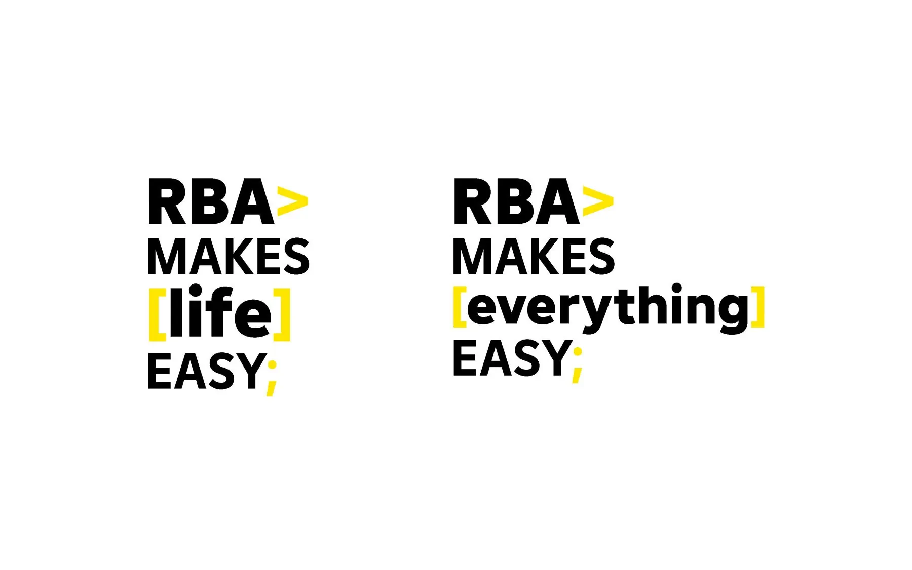 rba make it easy slogan koncept
