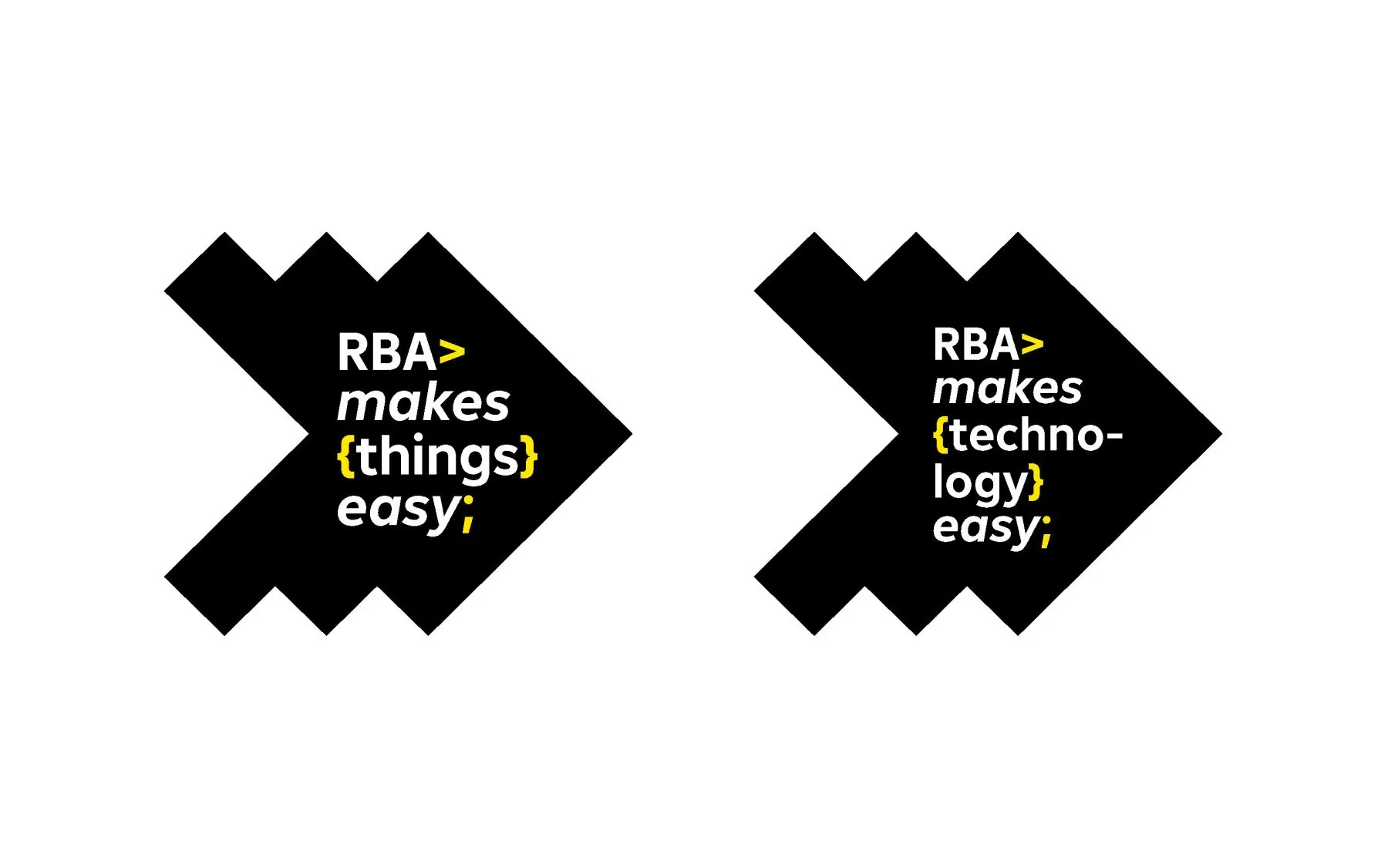 rba make it easy logo koncept